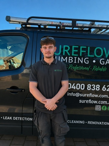 Riley, plumber and gas engineer at Sureflow Plumbing